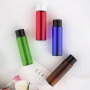 Wholesale 1oz 30ml Cylinder Flat Shoulder Cylindrical Pure Liquid Plastic Shampoo Bottle for Cosmetics and Lotions