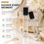 5ml 10ml Spray Sample Perfume Small Refill Travel Bottles Glass square Shape Perfume Container