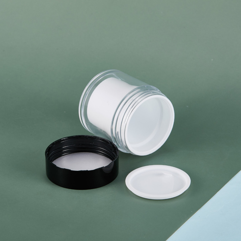 Guangzhou Best Seller Recyclable 30g-50g Plastic Cosmetic Jars for Skin Care Eye Cream Face Masks with Customized Service