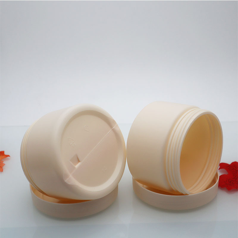 Stock 250g Sheep Oil Cosmetic Cream Jar Containerfrosted Creamed Jars Plastics HDPE 250ml Cosmetic Jars with Lids