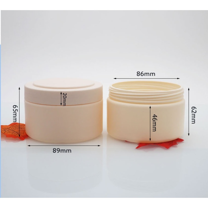 Stock 250g Sheep Oil Cosmetic Cream Jar Containerfrosted Creamed Jars Plastics HDPE 250ml Cosmetic Jars with Lids