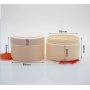 Stock 250g Sheep Oil Cosmetic Cream Jar Containerfrosted Creamed Jars Plastics HDPE 250ml Cosmetic Jars with Lids