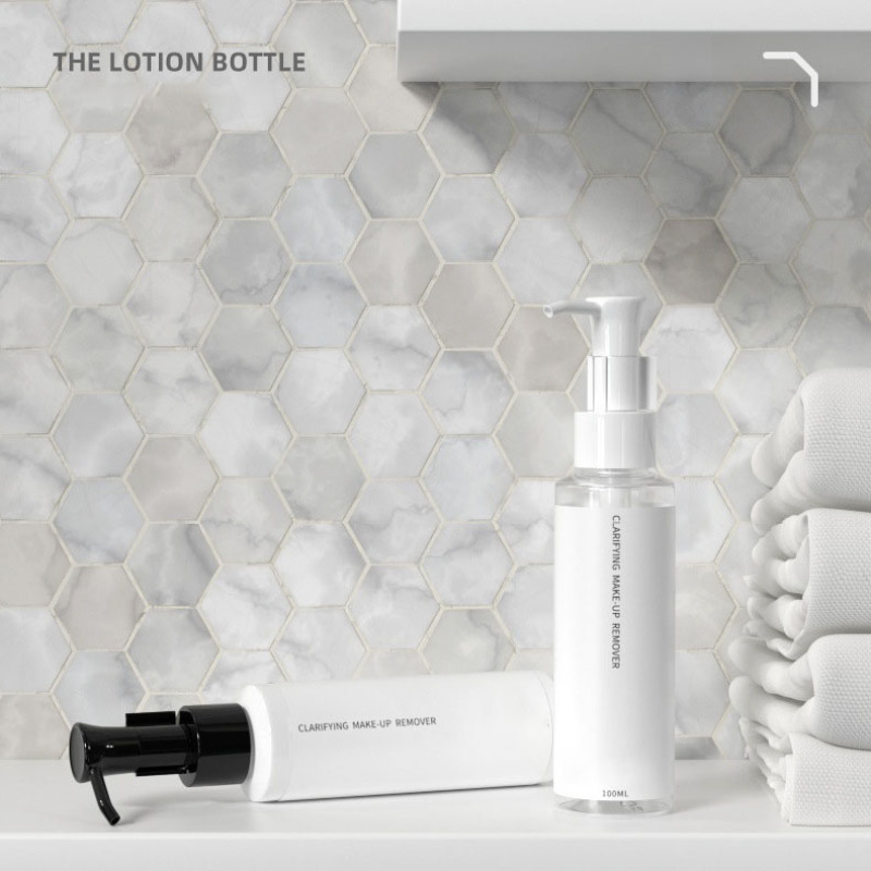 Wholesale 100ml Custom Plastic Bottles Lotion Pump Bottle Skincare Cosmetic Packaging for Hair Oil