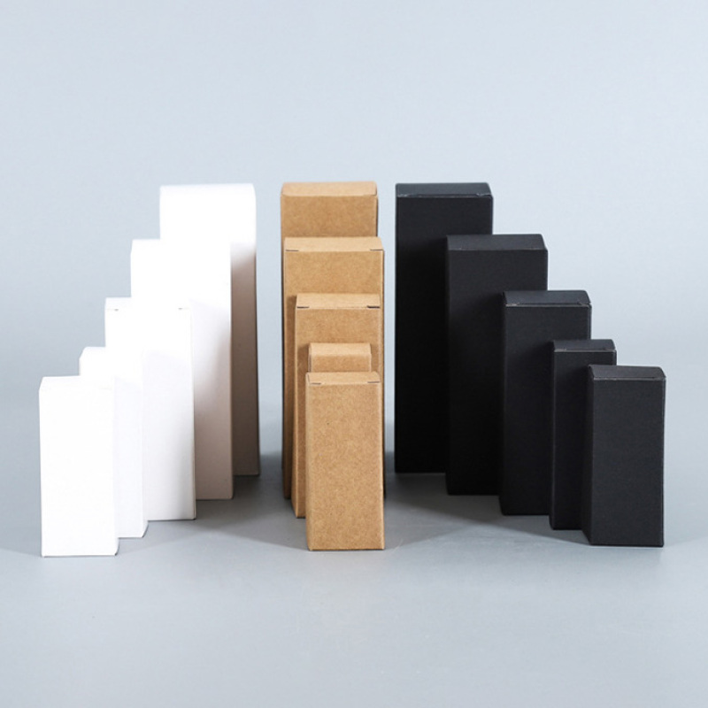 Kraft Paper Cosmetics Essential Oil Cardboard Cosmetic Paper Box with Your Own logo