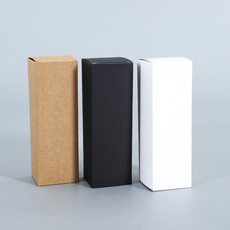Kraft Paper Cosmetics Essential Oil Cardboard Cosmetic Paper Box with Your Own logo