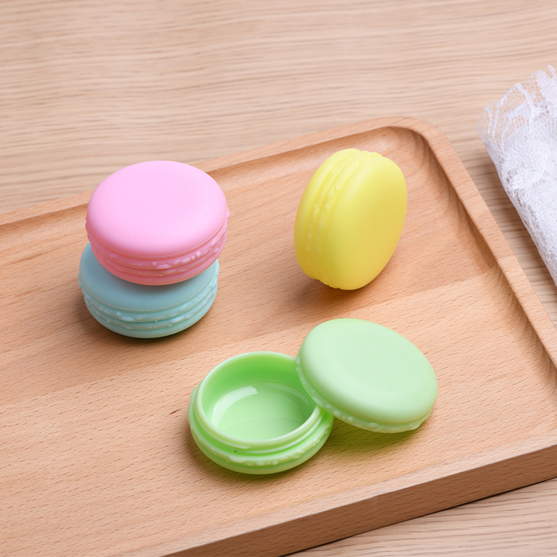 10g Grams Cute Macarons Gold Powder Eye Shadow Face Cream Jar Factory Direct Sale