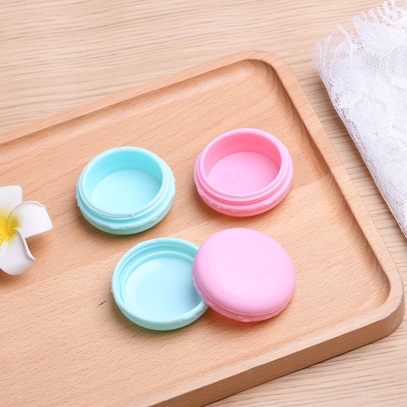10g Grams Cute Macarons Gold Powder Eye Shadow Face Cream Jar Factory Direct Sale