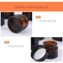 Hot Selling Low Price Wholesale Luxury Glass Jars Amber Glass Jars with Lids for Cosmetic