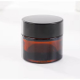 Hot Selling Low Price Wholesale Luxury Glass Jars Amber Glass Jars with Lids for Cosmetic
