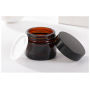 Hot Selling Low Price Wholesale Luxury Glass Jars Amber Glass Jars with Lids for Cosmetic