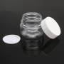 Skin Care Cream Use 60ml PET Base Material Amber Pet Plastic Jar