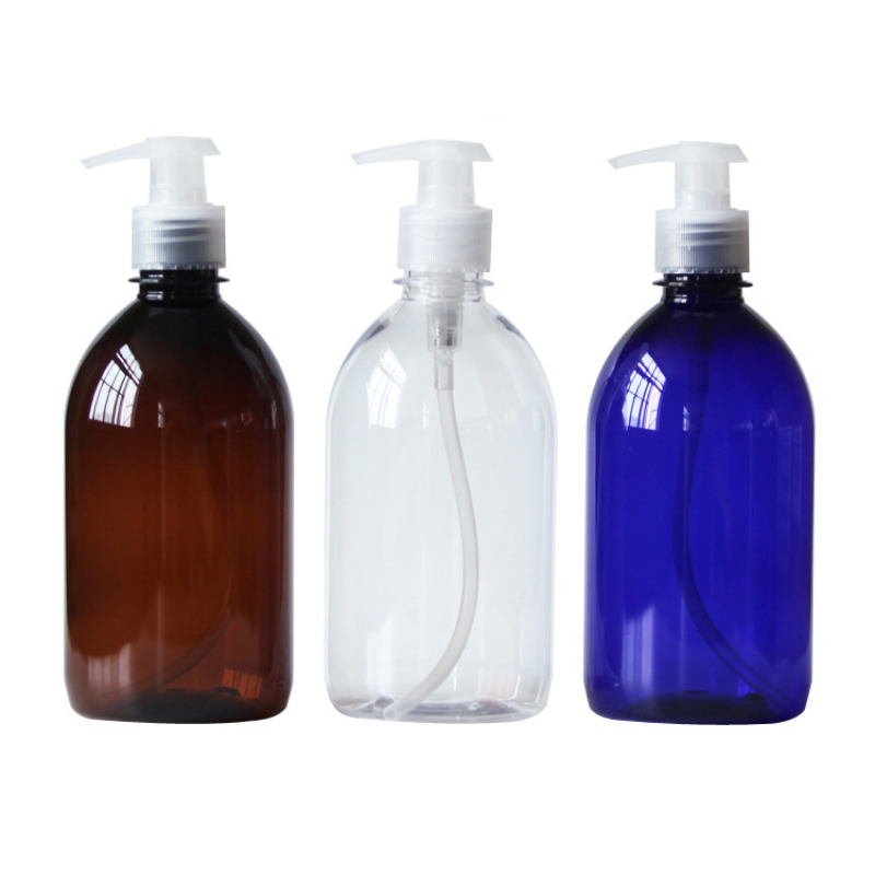 High Quality Empty Plastic Pet 500ml Amber Bottle