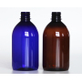 High Quality Empty Plastic Pet 500ml Amber Bottle
