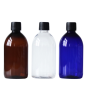 High Quality Empty Plastic Pet 500ml Amber Bottle