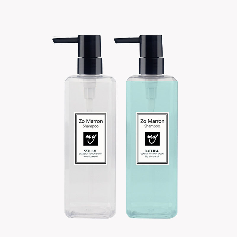 16 oz Refillable PET Plastic for Clear Empty Bottles Square Cosmetic 500ml Pump Sprayer Sealing for Shampoo
