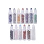 Essential Oil Bottle Luxury Bamboo Cover Roll on Bottle 10ml Crystal Jade Ball Glass Oil Perfume Bottle