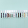 Essential Oil Bottle Luxury Bamboo Cover Roll on Bottle 10ml Crystal Jade Ball Glass Oil Perfume Bottle