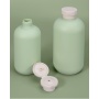 Eco Friendly HDPE  200ml 300ml 500ml Body Lotion Bottle Green Squeeze Plastic Shower Gel Container Bottle