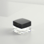 Luxury 5g 10g Acrylic Cream Jars Wholesale Recyclable Screw Top Plastic Cap for Loose Powder and Eye Cream Cosmetic Packaging