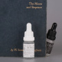 10ml Frosted Essential Oil Glass Bottle for Skincare Product With Dropper Cap in Black and White