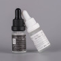 10ml Frosted Essential Oil Glass Bottle for Skincare Product With Dropper Cap in Black and White