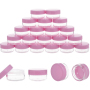 Cream Jar 10g Clear Black Blue Pink Plastic Mini Empty Powder Jar Facial Sample Cream Container Plastic Cosmetic Jars