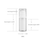 15ml/30ml/50ml Airless Bottles Lotion Cream Container for Skin Care Products With Pump Sprayer in Stock