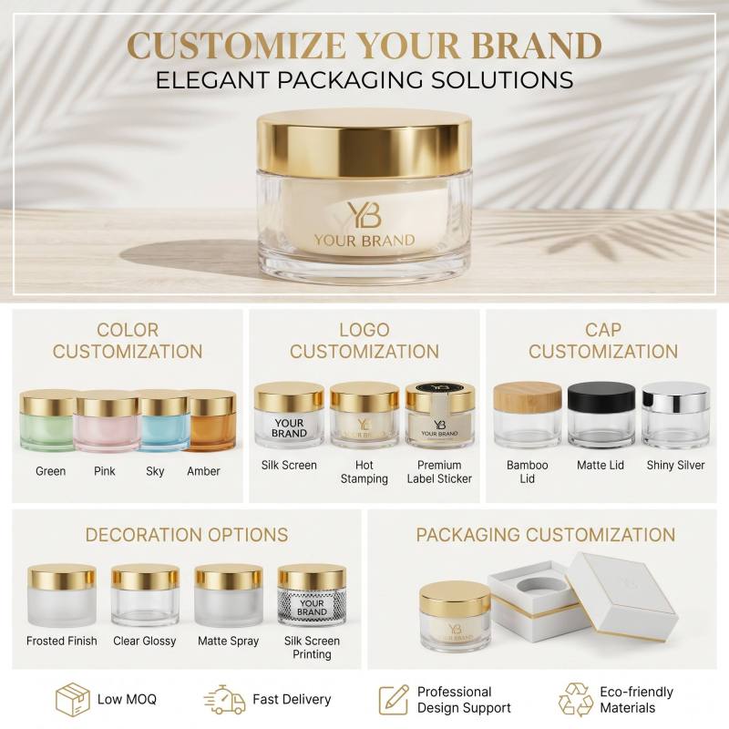 Best Selling Matte Acrylic Jars 15g 50g Golden Lid Cosmetic Skincare Packaging Containers for Luxury Skin Care Products