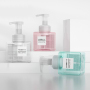 Yiwu Factory Price 250ml Clear Pink Blue Amber Empty Square Foam Spray Foaming Soap Pump Bottle with Plastic Pump