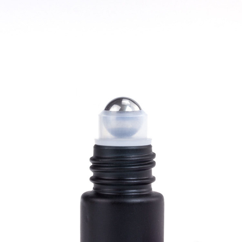 New Design 10ml Cosmetic Oil Red Green pink Glass Roll on Bottles rainbow Color Skincare Essential Oil Roller Bottle