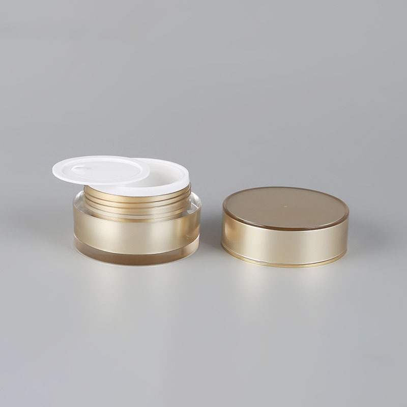 Luxury 10g 20g 30g 50g Jars Gold Creme Packaging 50g Face Cream Jar for Sale