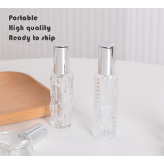 Free Sample 5ml 10ml Small Spray Portable Perfume Bottle Travel Size Empty clear Glass Bottles for Perfumes