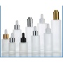 Hot Sale Empty Glass Dropper Essential Oil Dropper Bottle Frosted Serum Bottle for Beauty Cosmetic