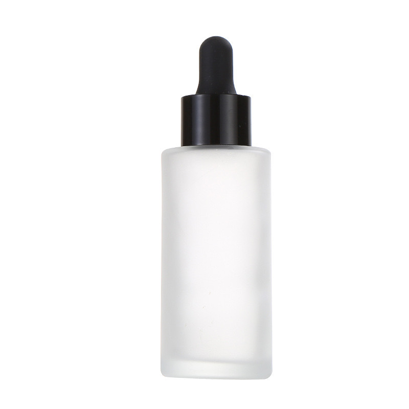 Hot Sale Empty Glass Dropper Essential Oil Dropper Bottle Frosted Serum Bottle for Beauty Cosmetic