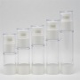 Special White Plastic Airless Bottle with Black Pump for Skin Care Serum Cosmetic Use