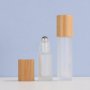 Luxury Roll-On Perfume Bottles 5ml 10ml 15ml Sizes with Bamboo Lids Hot Sale Minimum Order 100pcs