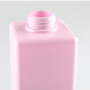 High Capacity Skincare Containers and Packaging PETG pink Cosmetic square Bottles 650ml Plastic Shampoo Bottle