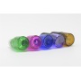 Recyclable 1ml Colored Mini Roller Bottles for Essential Oil Skin Care Cream Sample Glass Dropper Screen Printing Cheap 100pcs
