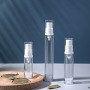 5ml 10ml 15ml Spray clear Plastic Bottles Plastic Lotion Bottle Round Airless Pump Bottle