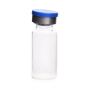 Wholesale Custom 10ml Clear Glass Vials with Rubber Stopper for Skin Care Cream