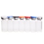 Wholesale Custom 10ml Clear Glass Vials with Rubber Stopper for Skin Care Cream