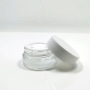 High Quality Small Bottle Glass Cream Jar clear Glass Jar With White Lid