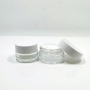 High Quality Small Bottle Glass Cream Jar clear Glass Jar With White Lid