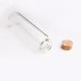 2023 High Quality Cheap Price clear Body 10ml 20ml 30ml 50ml 100ml Round Glass Jar with Lid Cork
