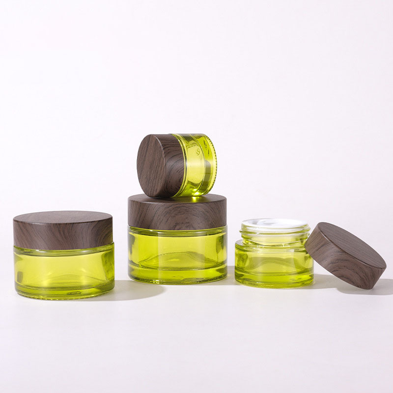 50G Empty Glass Cosmetic Packaging Whipped Cream Jar Wholesale
