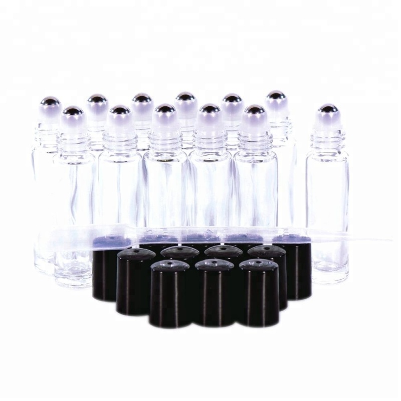 10ml Glass Bottle with Stainless Steel Roll-on for Ball Convenient Roll-on Sealing Type
