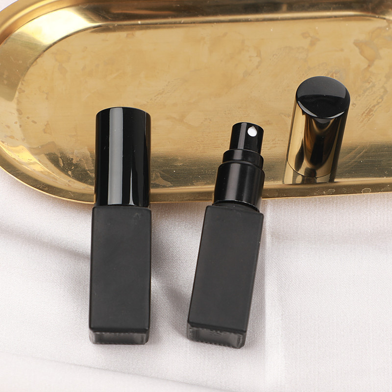 Factory Prices Empty Glass Cosmetic Packaging 3ml 5ml 10ml 20ml Black Perfume Spray Bottle for Gift