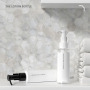 100ml Round PET Plastic Lotion Pump Bottle Empty Cosmetic Packaging for Hair Oil Body Oil for Shampoo Skin Care Serum MOQ 100pcs