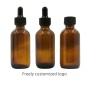 Hot Selling High Quality Wholesale Amber Cosmetics Empty Essential Oil Face Serum Glass Dropper Bottles With Dropper