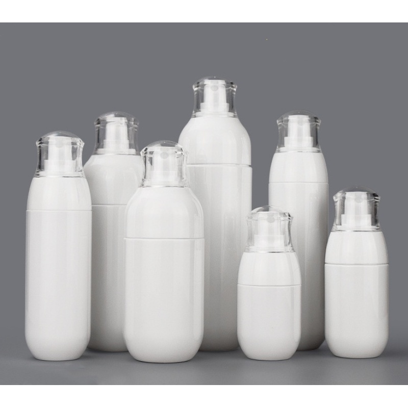 Hot Selling New Style Wholesale  100ml Lotion Plastic Bottles White Plastic Spray Bottles for Cosmetic